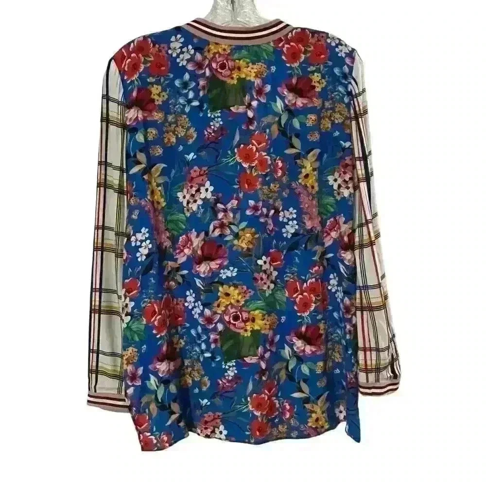 Zara Woman Long Sleeve Floral Blouse Size XS - Picture 2 of 8